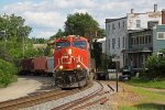 CN L558 gets underway following a snack stop